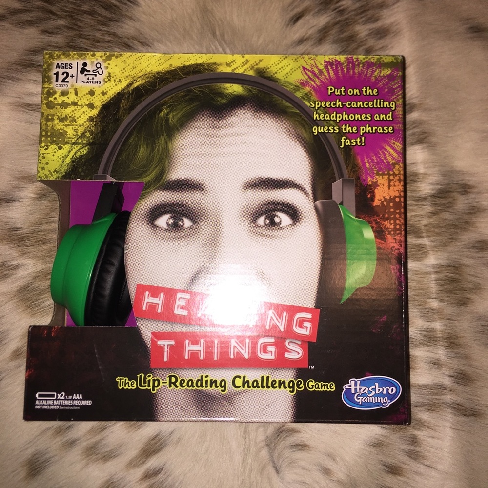 Hasbro Hearing Things game night game